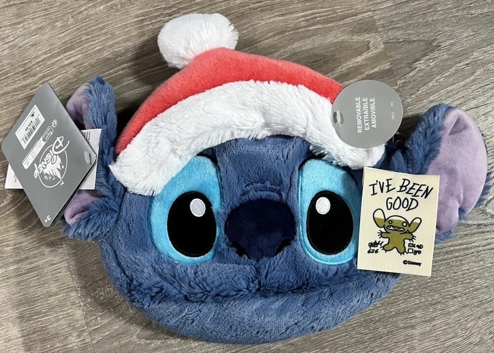 NWT 2024 Disney World Parks Christmas Holiday Purse Stitch Plush Removable Santa